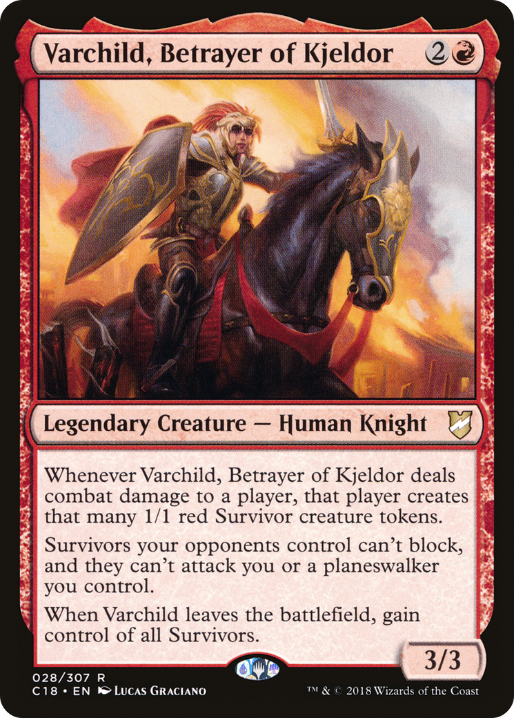 Varchild, Betrayer of Kjeldor (C18-028) - Commander 2018 - Premium MTG Single from Wizards of the Coast - Just $0.49! Shop now at Game Crave Tournament Store