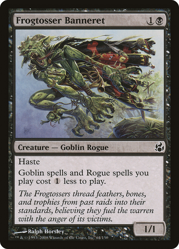 Frogtosser Banneret (MOR-064) - Morningtide - Premium MTG Single from Wizards of the Coast - Just $0.08! Shop now at Game Crave Tournament Store