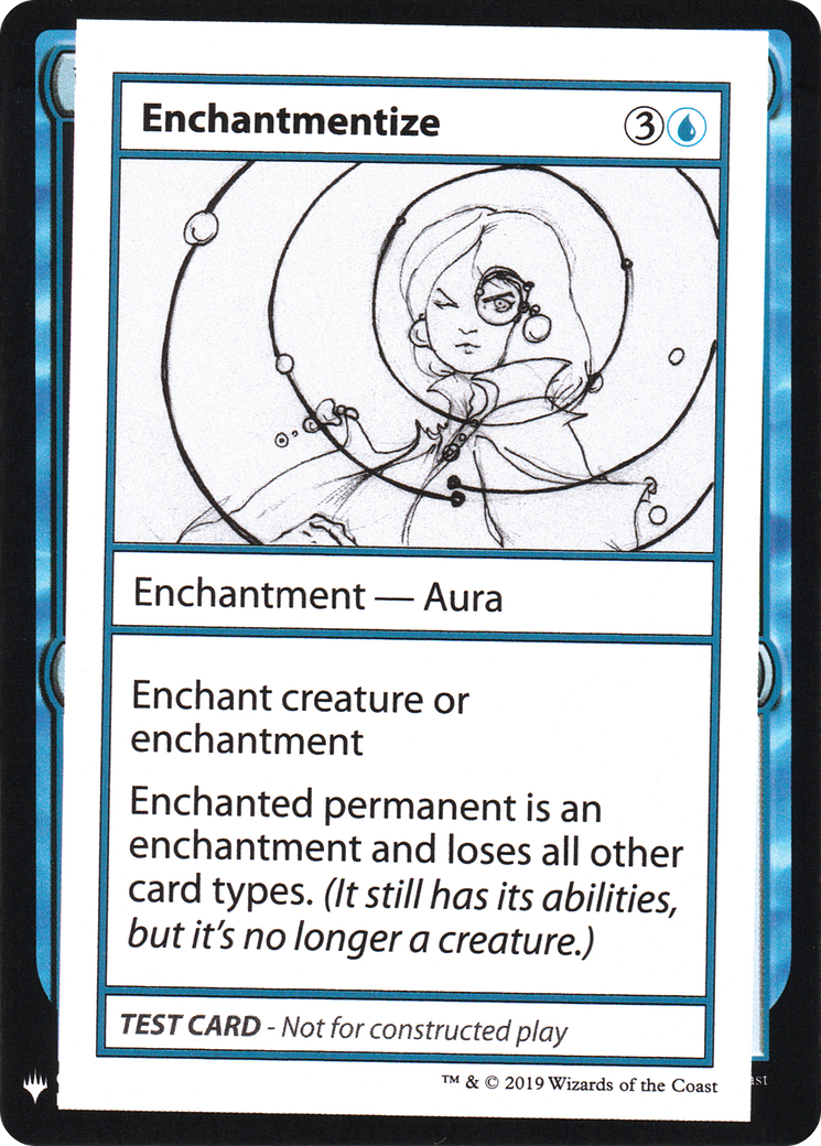Enchantmentize (CMB1-021) - Mystery Booster Playtest Cards 2019 - Premium MTG Single from Wizards of the Coast - Just $0.08! Shop now at Game Crave Tournament Store