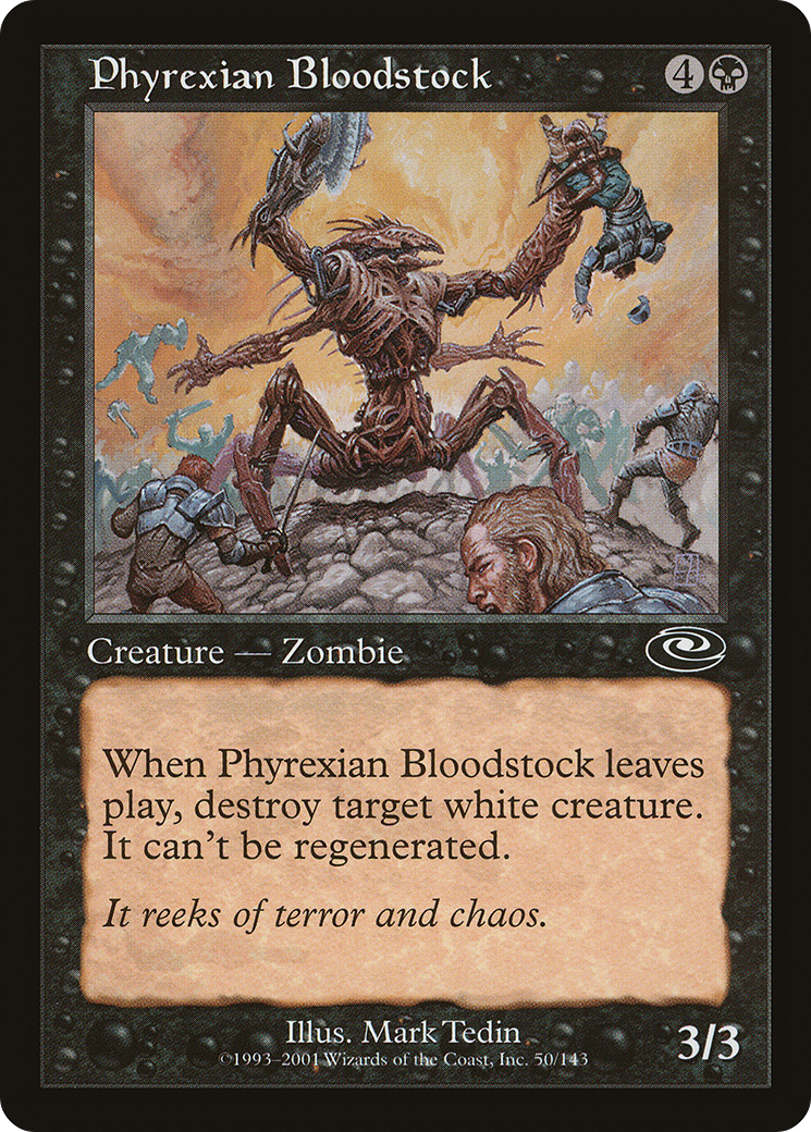 Phyrexian Bloodstock (PLS-050) - Planeshift Foil - Premium MTG Single from Wizards of the Coast - Just $0.08! Shop now at Game Crave Tournament Store