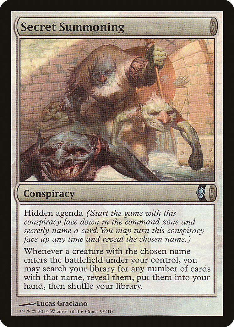 Secret Summoning (CNS-009) - Conspiracy - Premium MTG Single from Wizards of the Coast - Just $0.08! Shop now at Game Crave Tournament Store