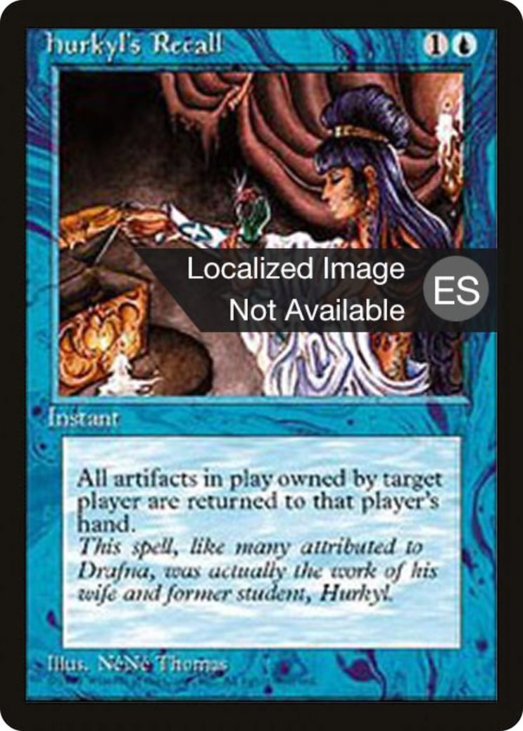 Hurkyl's Recall (4BB-077) - Fourth Edition Foreign Black Border - Premium MTG Single from Wizards of the Coast - Just $7.55! Shop now at Game Crave Tournament Store