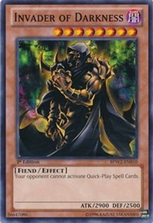 Invader of Darkness (BPW2-EN010) - Battle Pack 2: War of the Giants – Round 2 1st Edition - Premium Yugioh Single from Konami - Just $0.25! Shop now at Game Crave Tournament Store