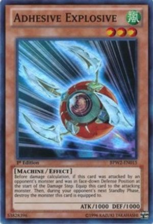 Adhesive Explosive (BPW2-EN015) - Battle Pack 2: War of the Giants – Round 2 1st Edition - Premium Yugioh Single from Konami - Just $0.26! Shop now at Game Crave Tournament Store