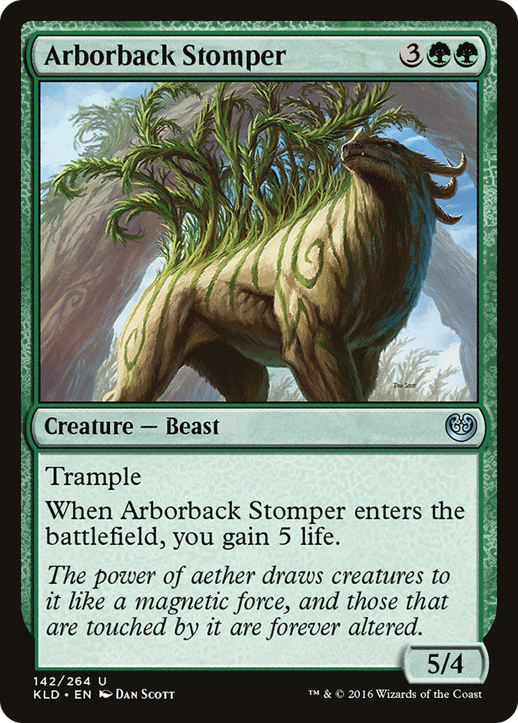 Arborback Stomper (KLD-142) - Kaladesh - Premium MTG Single from Wizards of the Coast - Just $0.08! Shop now at Game Crave Tournament Store