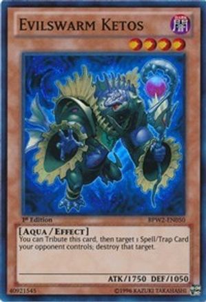 Evilswarm Ketos (BPW2-EN050) - Battle Pack 2: War of the Giants – Round 2 1st Edition - Premium Yugioh Single from Konami - Just $0.24! Shop now at Game Crave Tournament Store