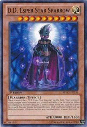 D.D. Esper Star Sparrow (BPW2-EN056) - Battle Pack 2: War of the Giants – Round 2 1st Edition - Premium Yugioh Single from Konami - Just $0.30! Shop now at Game Crave Tournament Store