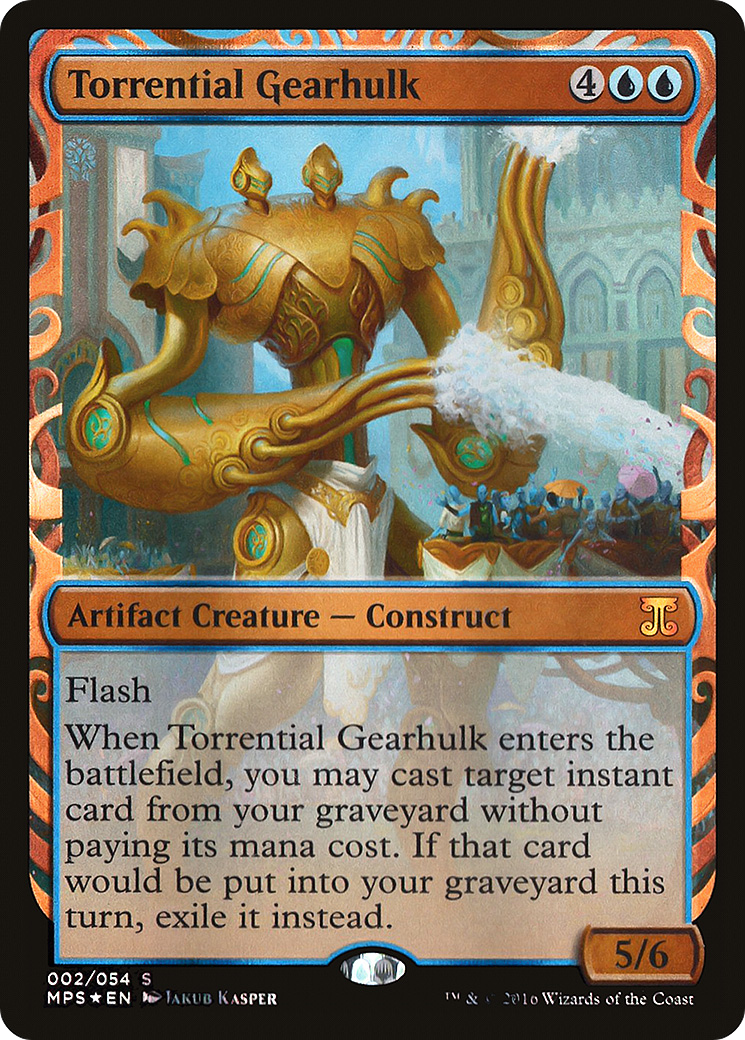 Torrential Gearhulk (MPS-002) - Kaladesh Inventions Foil - Premium MTG Single from Wizards of the Coast - Just $11.84! Shop now at Game Crave Tournament Store