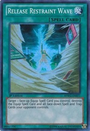 Release Restraint Wave (BPW2-EN077) - Battle Pack 2: War of the Giants – Round 2 1st Edition - Premium Yugioh Single from Konami - Just $0.44! Shop now at Game Crave Tournament Store