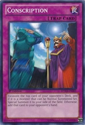 Conscription (BPW2-EN085) - Battle Pack 2: War of the Giants – Round 2 1st Edition - Premium Yugioh Single from Konami - Just $0.25! Shop now at Game Crave Tournament Store