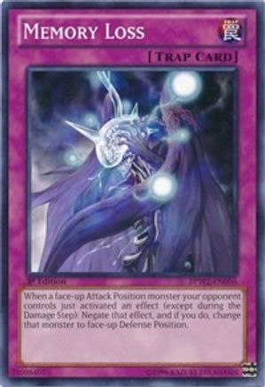 Memory Loss (BPW2-EN096) - Battle Pack 2: War of the Giants – Round 2 1st Edition - Premium Yugioh Single from Konami - Just $0.25! Shop now at Game Crave Tournament Store