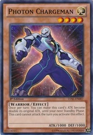 Photon Chargeman (LVAL-EN007) - Legacy of the Valiant Unlimited - Premium Yugioh Single from Konami - Just $0.25! Shop now at Game Crave Tournament Store