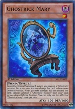 Ghostrick Mary (LVAL-EN022) - Legacy of the Valiant 1st Edition - Premium Yugioh Single from Konami - Just $0.84! Shop now at Game Crave Tournament Store