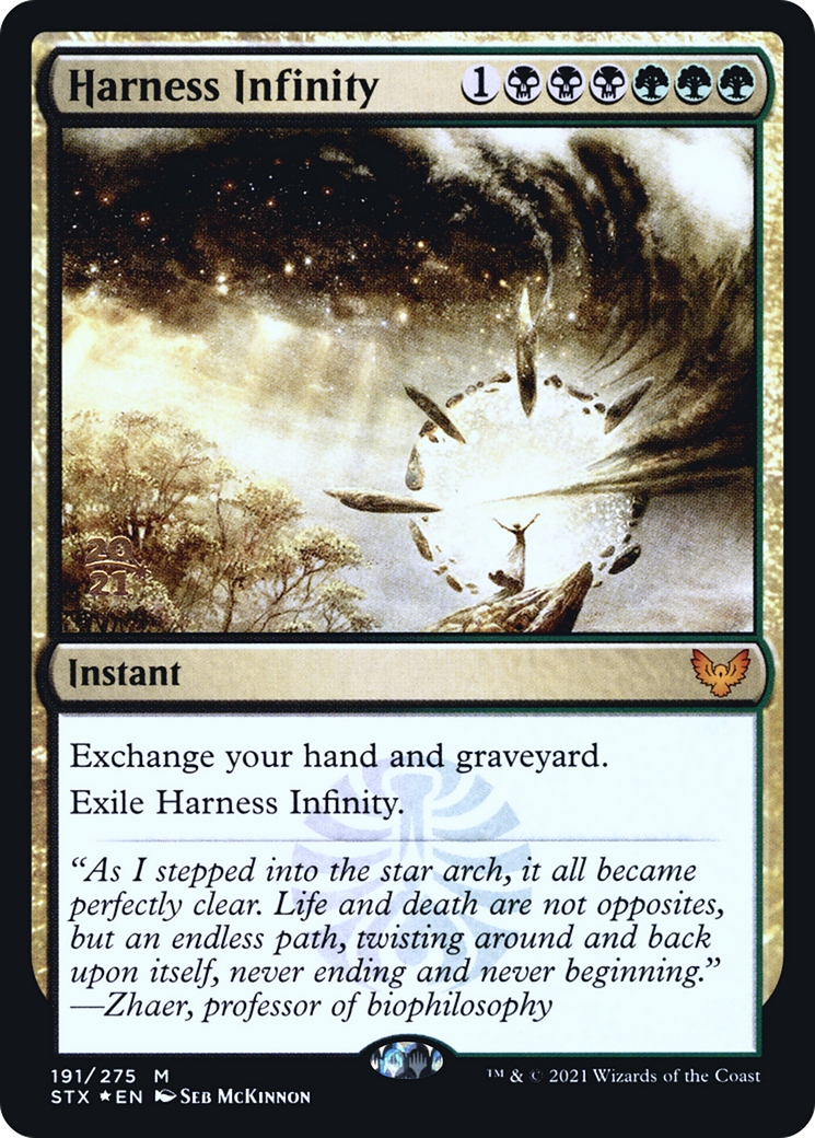 Harness Infinity (PSTX-191S) - Strixhaven: School of Mages Promos Foil - Premium MTG Single from Wizards of the Coast - Just $0.94! Shop now at Game Crave Tournament Store