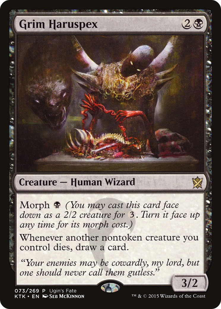 Grim Haruspex (UGIN-073) - Ugin's Fate - Premium MTG Single from Wizards of the Coast - Just $8.28! Shop now at Game Crave Tournament Store