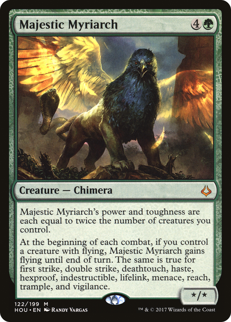 Majestic Myriarch (HOU-122) - Hour of Devastation Foil - Premium MTG Single from Wizards of the Coast - Just $0.99! Shop now at Game Crave Tournament Store