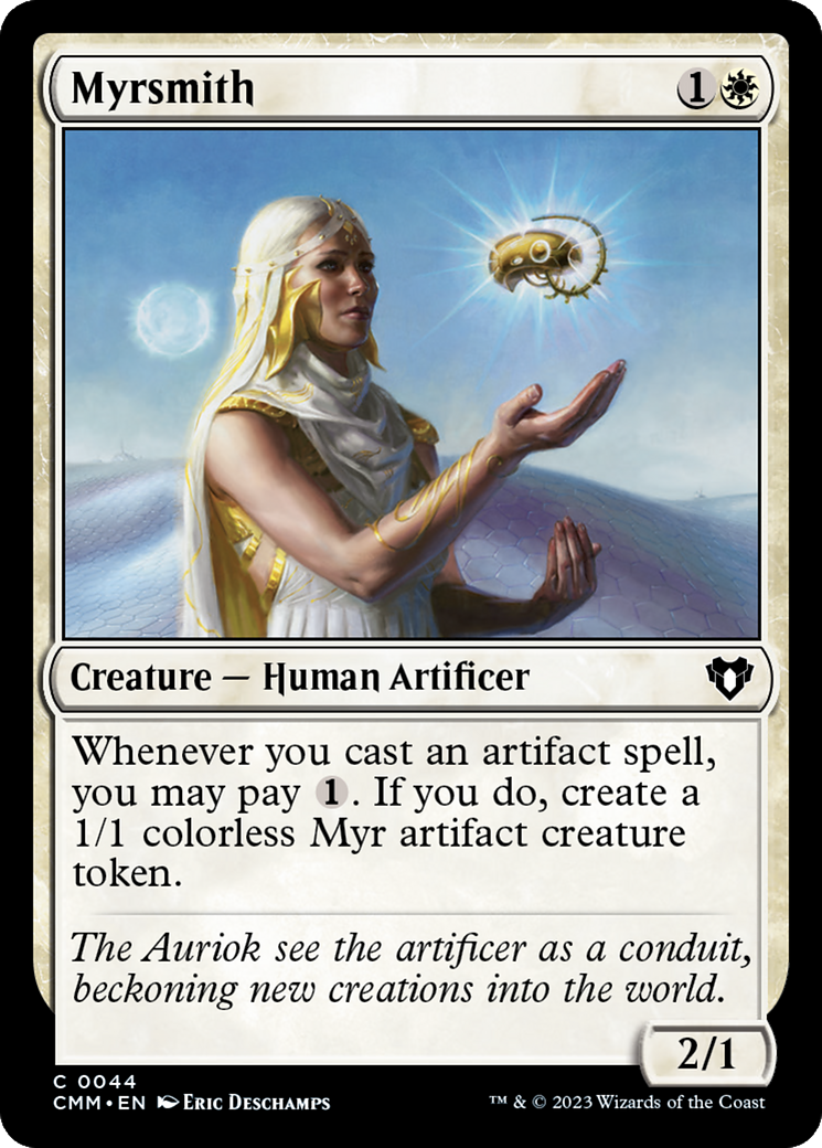 Myrsmith (CMM-044) - Commander Masters Foil - Premium MTG Single from Wizards of the Coast - Just $0.08! Shop now at Game Crave Tournament Store