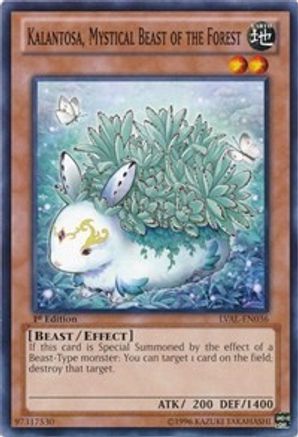 Kalantosa, Mystical Beast of the Forest (LVAL-EN036) - Legacy of the Valiant Unlimited - Premium Yugioh Single from Konami - Just $0.26! Shop now at Game Crave Tournament Store