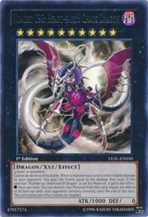 Number C92: Heart-eartH Chaos Dragon (LVAL-EN050) - Legacy of the Valiant 1st Edition - Premium Yugioh Single from Konami - Just $0.08! Shop now at Game Crave Tournament Store