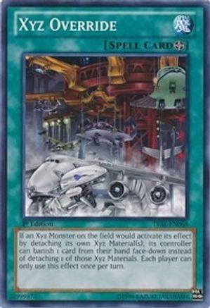Xyz Override (LVAL-EN068) - Legacy of the Valiant 1st Edition - Premium Yugioh Single from Konami - Just $0.08! Shop now at Game Crave Tournament Store