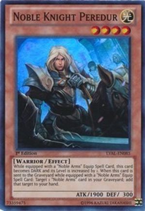 Noble Knight Peredur (LVAL-EN085) - Legacy of the Valiant Unlimited - Premium Yugioh Single from Konami - Just $0.25! Shop now at Game Crave Tournament Store