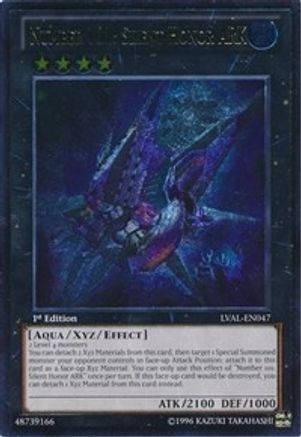 Number 101: Silent Honor ARK (UTR) (LVAL-EN047) - Legacy of the Valiant Unlimited - Premium Yugioh Single from Konami - Just $20.33! Shop now at Game Crave Tournament Store