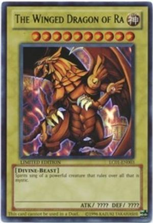 The Winged Dragon of Ra (LC01-EN003) - Legendary Collection 1 Limited - Premium Yugioh Single from Konami - Just $0.75! Shop now at Game Crave Tournament Store