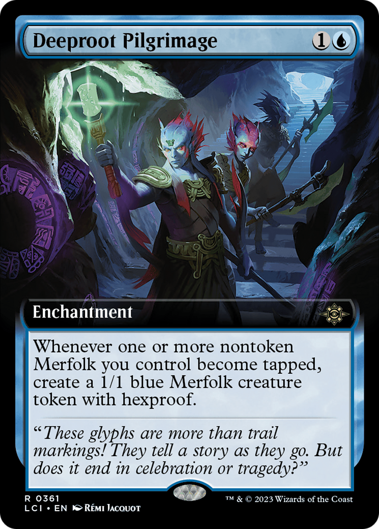 Deeproot Pilgrimage (LCI-361) - The Lost Caverns of Ixalan: (Extended Art) - Premium MTG Single from Wizards of the Coast - Just $0.81! Shop now at Game Crave Tournament Store