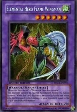 Elemental HERO Flame Wingman (EHC1-EN004) - Elemental Hero Collection 1 Limited - Premium Yugioh Single from Konami - Just $40.85! Shop now at Game Crave Tournament Store
