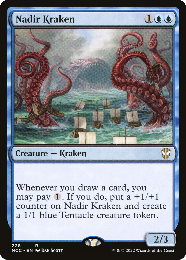 Nadir Kraken (NCC-228) - New Capenna Commander - Premium MTG Single from Wizards of the Coast - Just $0.14! Shop now at Game Crave Tournament Store