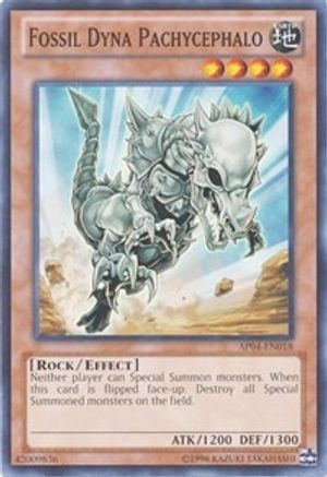 Fossil Dyna Pachycephalo (AP04-EN018) - Astral Pack 4 Unlimited - Premium Yugioh Single from Konami - Just $2.09! Shop now at Game Crave Tournament Store
