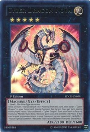 Game Crave Tournament Store - Cyber Dragon Nova (SDCR-EN038) - Structure Deck: Cyber Dragon Revolution 1st Edition Game Crave Tournament Store - Cyber Dragon Nova (SDCR-EN038) - Structure Deck: Cyber Dragon Revolution 1st Edition