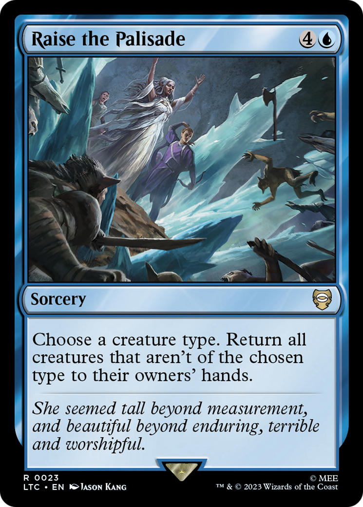 Raise the Palisade (LTC-023) - Tales of Middle-earth Commander - Premium MTG Single from Wizards of the Coast - Just $2.09! Shop now at Game Crave Tournament Store