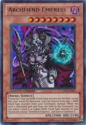 Archfiend Empress (STBL-ENSP1) - Sneak Preview Series 5 Limited - Premium Yugioh Single from Konami - Just $0.38! Shop now at Game Crave Tournament Store