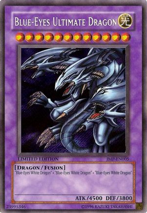 Blue-Eyes Ultimate Dragon (Secret) (JMP-EN005) - Shonen Jump Magazine Promos Limited - Premium Yugioh Single from Konami - Just $12.59! Shop now at Game Crave Tournament Store