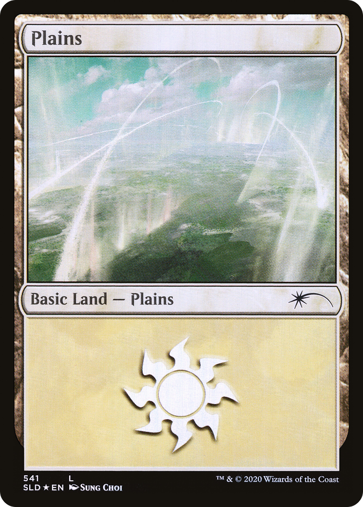 Plains (SLD-541) - Secret Lair Drop Foil - Premium MTG Single from Wizards of the Coast - Just $0.30! Shop now at Game Crave Tournament Store