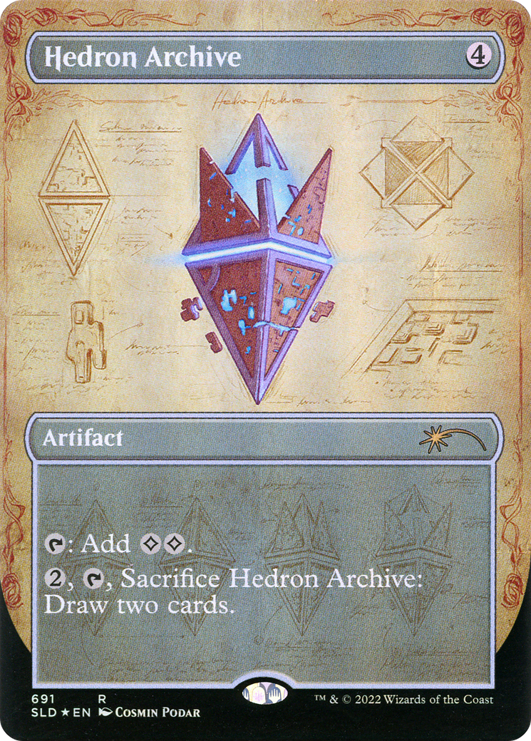 Hedron Archive (SLD-691) - Secret Lair Drop (Borderless) Foil - Premium MTG Single from Wizards of the Coast - Just $6.68! Shop now at Game Crave Tournament Store