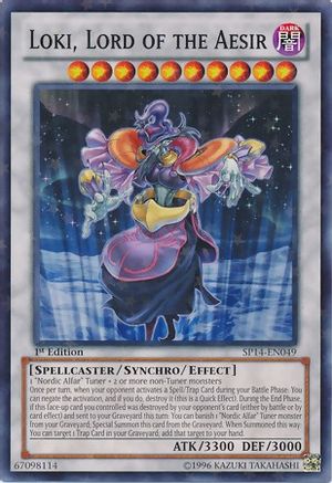 Loki, Lord of the Aesir (Starfoil) (SP14-EN049) - Star Pack 2014 1st Edition - Premium Yugioh Single from Konami - Just $0.49! Shop now at Game Crave Tournament Store