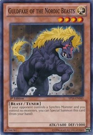 Guldfaxe of the Nordic Beasts (SP14-EN045) - Star Pack 2014 1st Edition - Premium Yugioh Single from Konami - Just $0.25! Shop now at Game Crave Tournament Store
