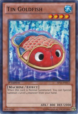Tin Goldfish (Starfoil) (SP14-EN017) - Star Pack 2014 1st Edition - Premium Yugioh Single from Konami - Just $0.61! Shop now at Game Crave Tournament Store
