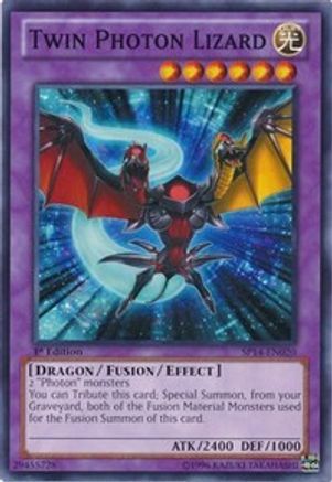 Twin Photon Lizard (SP14-EN020) - Star Pack 2014 1st Edition - Premium Yugioh Single from Konami - Just $0.25! Shop now at Game Crave Tournament Store