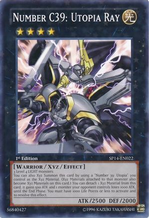 Number C39: Utopia Ray (Starfoil) (SP14-EN022) - Star Pack 2014 1st Edition - Premium Yugioh Single from Konami - Just $0.49! Shop now at Game Crave Tournament Store