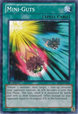 Mini Guts (Starfoil) (SP14-EN036) - Star Pack 2014 1st Edition - Premium Yugioh Single from Konami - Just $0.25! Shop now at Game Crave Tournament Store