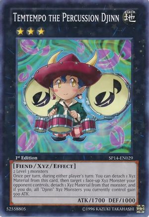 Temtempo the Percussion Djinn (Starfoil) (SP14-EN029) - Star Pack 2014 1st Edition - Premium Yugioh Single from Konami - Just $0.42! Shop now at Game Crave Tournament Store
