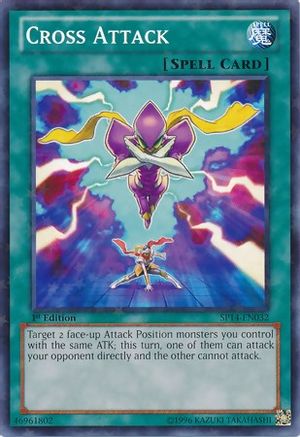 Cross Attack (Starfoil) (SP14-EN032) - Star Pack 2014 1st Edition - Premium Yugioh Single from Konami - Just $0.25! Shop now at Game Crave Tournament Store