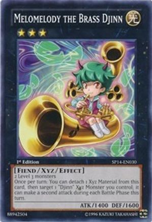 Melomelody the Brass Djinn (SP14-EN030) - Star Pack 2014 1st Edition - Premium Yugioh Single from Konami - Just $0.23! Shop now at Game Crave Tournament Store