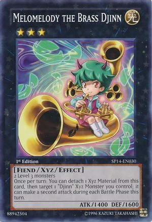 Melomelody the Brass Djinn (Starfoil) (SP14-EN030) - Star Pack 2014 1st Edition - Premium Yugioh Single from Konami - Just $5.59! Shop now at Game Crave Tournament Store