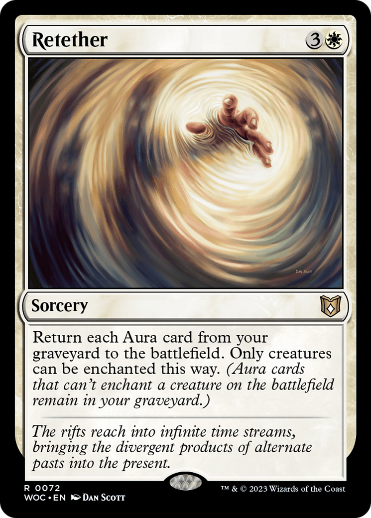 Retether (WOC-072) - Wilds of Eldraine Commander - Premium MTG Single from Wizards of the Coast - Just $0.95! Shop now at Game Crave Tournament Store
