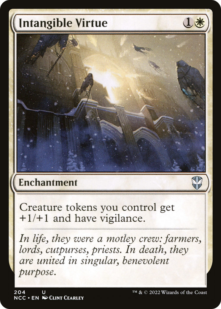 Intangible Virtue (NCC-204) - New Capenna Commander - Premium MTG Single from Wizards of the Coast - Just $0.08! Shop now at Game Crave Tournament Store
