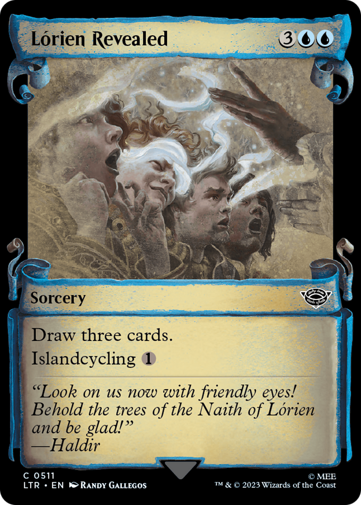 Lórien Revealed (LTR-511) - The Lord of the Rings: Tales of Middle-earth: (Showcase) Foil - Premium MTG Single from Wizards of the Coast - Just $2.67! Shop now at Game Crave Tournament Store